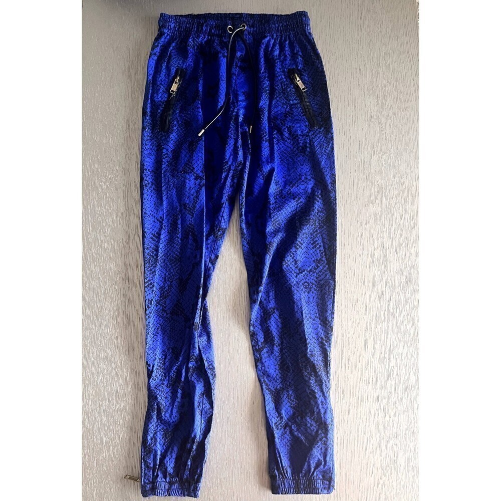 Hip and Bone Men's Blue Camo Sweatpants - Size Medium, Gently Used